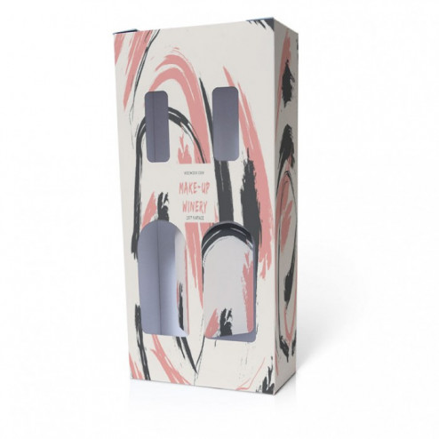 Wine Bottle Twin Gift Box With Handle
