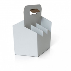 6 Beer Bottle Carrier Carton - 180x120x235mm