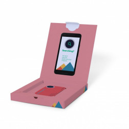 Premium Hinged Lid - Card Presentation Box -100x120x18mm