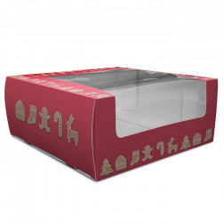 10" Cake Box with Window - Large