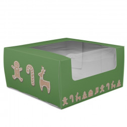 8" Cake Box with Window - Medium