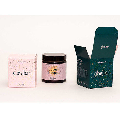 retail branded boxes with product