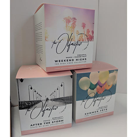 printed Candle Boxes Multiple Versions 
