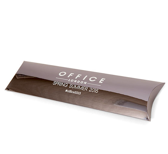 Sleeve presentation silver foil box